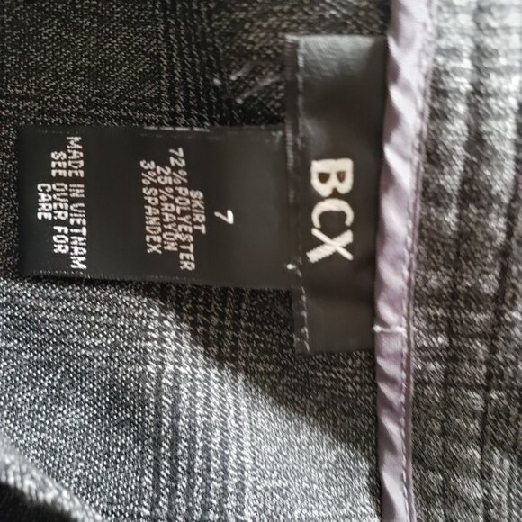 Vintage Y2K BCX Plaid Pleated Skirt Juniors Size 7 Academia Preppy Twee Classic - Picture 7 of 7